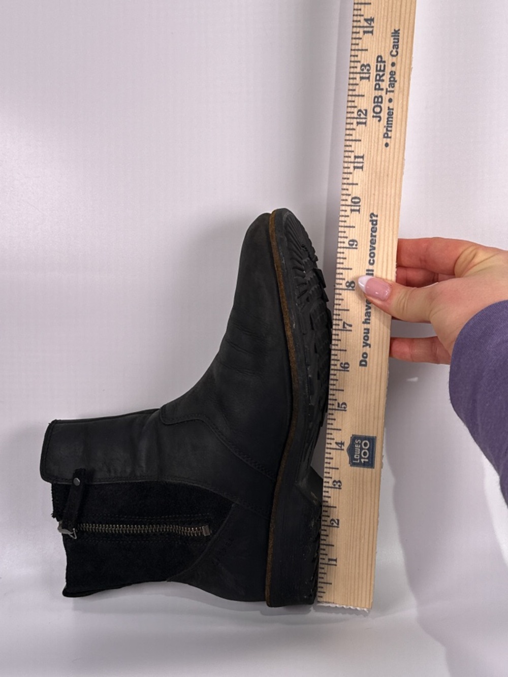 Teva Ellery Ankle WP Boot Strappy Waterproof Leather Black Size 8 - Picture 11 of 11